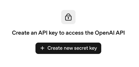 صفحهٔ کلیدهای API در OpenAI.