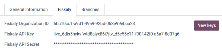 تب Fiskaly registration