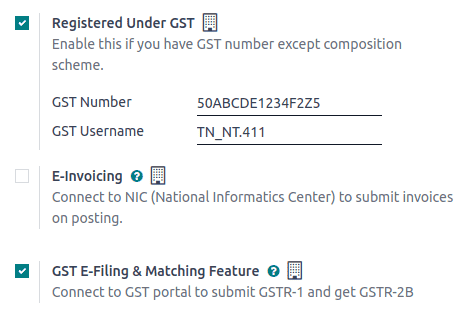 لطفاً نام کاربری پورتال GST خود را به‌عنوان Username وارد کنید