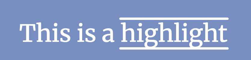 Highlight متن‌ها و titles