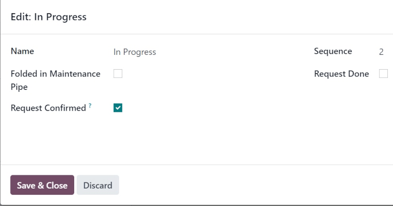 پنجره بازشوی ویرایش کنید In Progress.