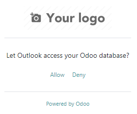 اجازه دادن به پلاگین Outlook برای اتصال به یک پایگاه داده