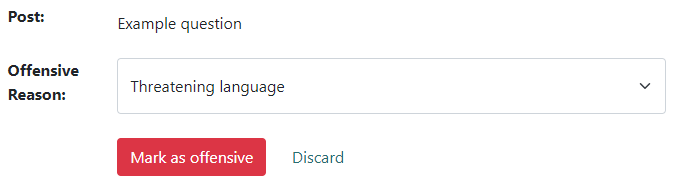 انتخاب دلیل offensive