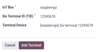 پیکربندی Terminal ID برای پایانه پرداخت SIX